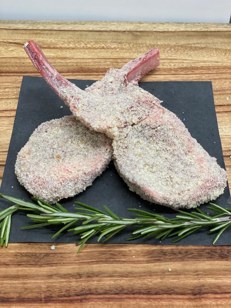 Lamb Cutlets with Italian Crumb