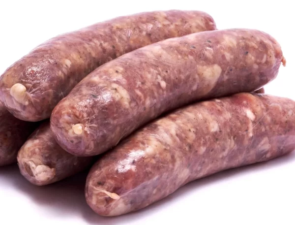 Mexican style beef sausages